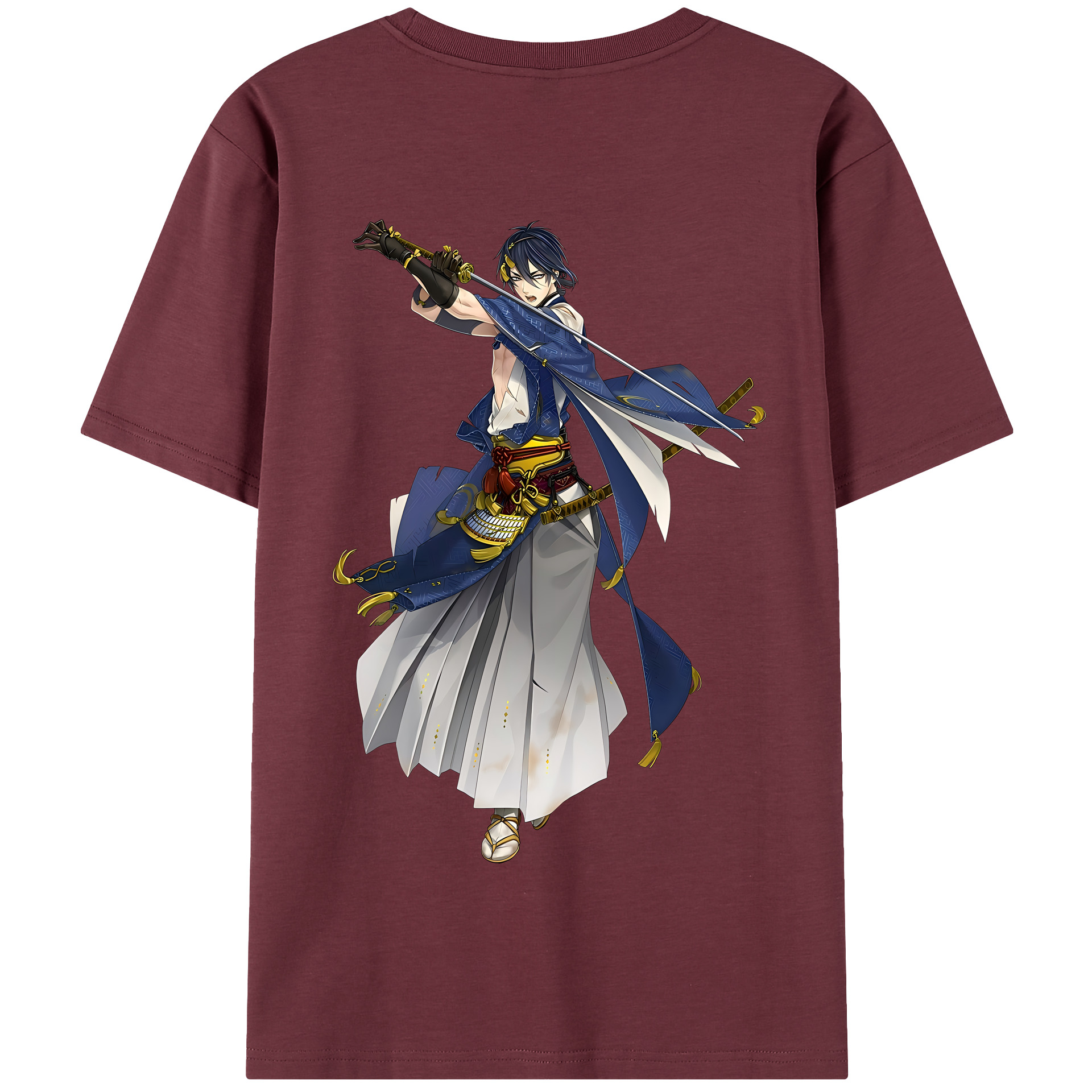 （画像用） 刀剣乱舞 Touken Ranbu 綿100％半袖Tシャツ（背面プリント）